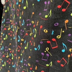 🎶🌈 Vintage 90s Music Note Skirt🌈🎶